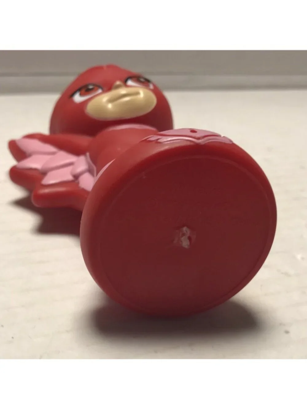 PJ Masks Owlette Toy Figure Rubber Vinyl Bath Squirting Toy Just Play Red 5”